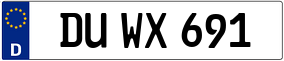 Truck License Plate